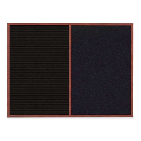 United Visual Products Sliding Door Indoor Enclosed Corkboard, 3 UV9000ACS-WHITE-APRICOT